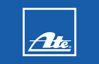ATE Logo – Hersteller für Bremssysteme und Autoteile